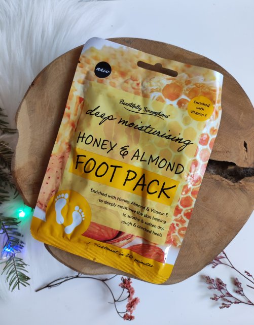 Beautifully Scrumptious Foot Pack, Maska do stóp, Honey & Almond