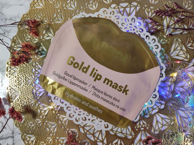 Dayes Europe B.V Maska na usta, Hydrożelowa, Nawilżenie i odżywienie, Złota 