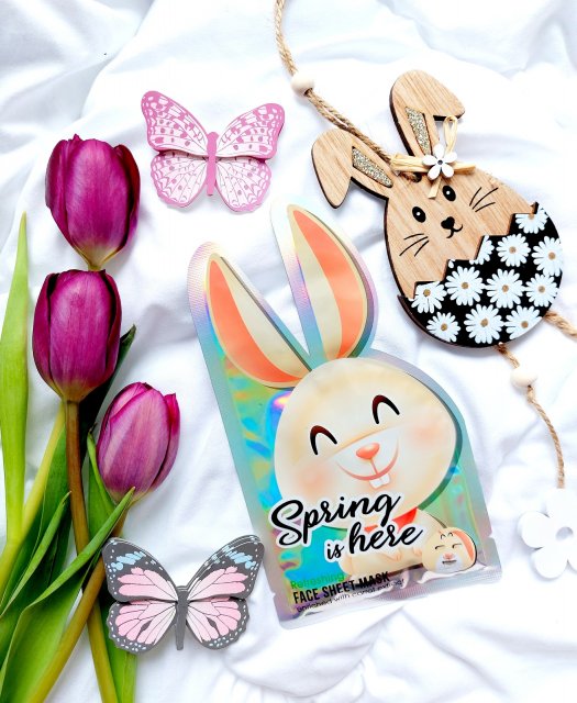 Maxbrands Marketing B.V. Face Sheet Mask, Maseczka do twarzy w płacie, Spring Is Here, Refreshing, Carrot Extract