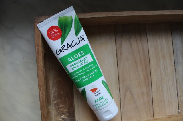 Gracja Krem do rąk, Nawilżający, Ekstrakt z aloesu, D-panthenol, Gliceryna