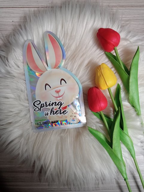 Maxbrands Marketing B.V. Face Sheet Mask, Maseczka do twarzy w płacie, Spring Is Here, Refreshing, Carrot Extract