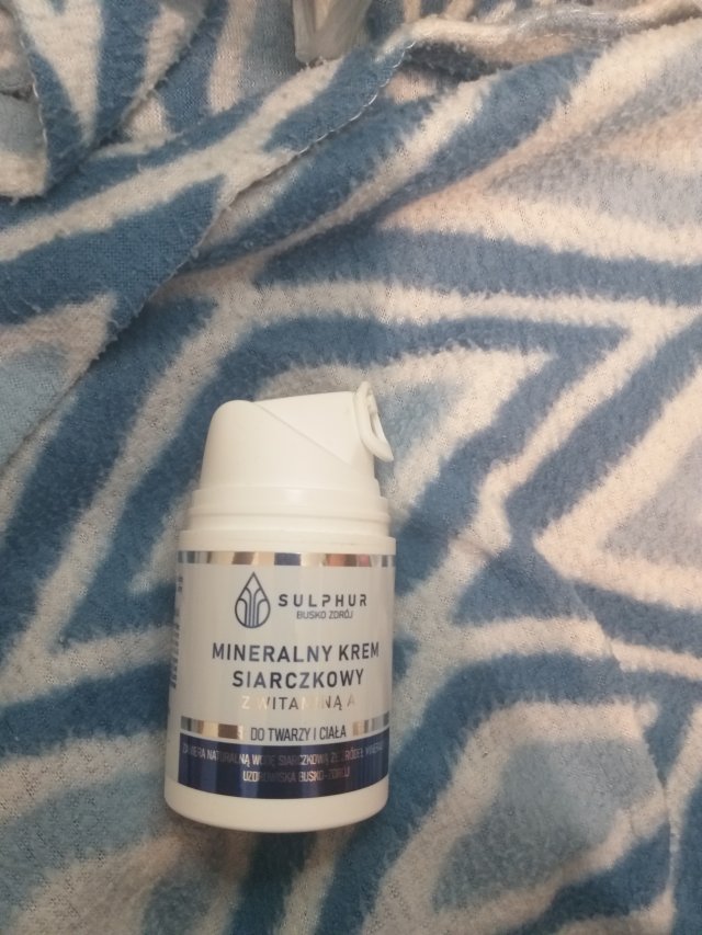 Sulphur Zdrój Kuracja Siarczkowa, Mineralny krem siarczkowy, Z witaminą A