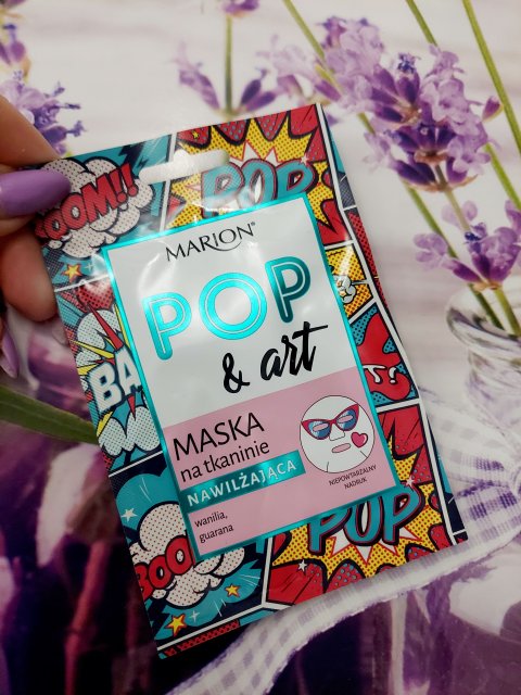 Marion Pop & Art, Maska na tkaninie, Nawilżająca