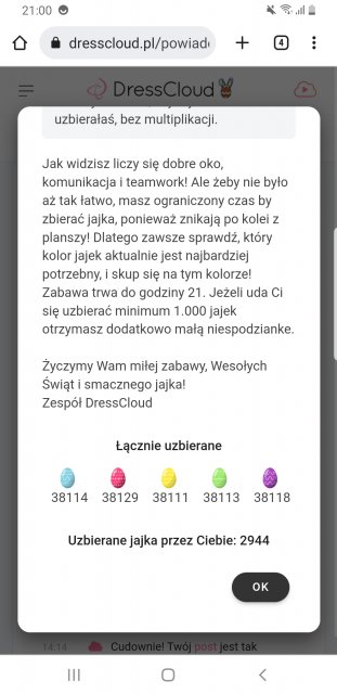 zabawa wielkanocna 2023 🐰🐣💐