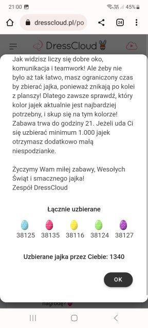 zabawa wielkanocna 2023 🐰🐣💐