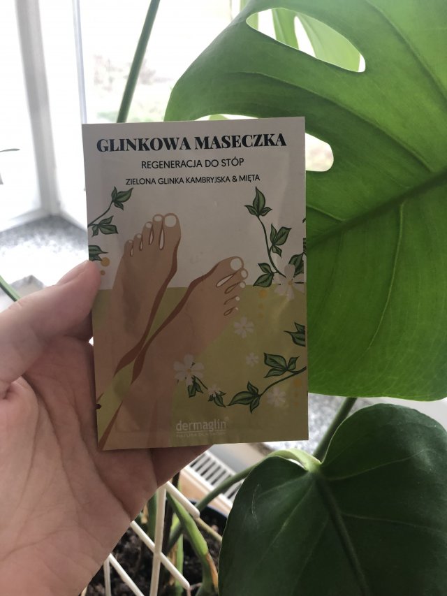 Glinkowa maseczka do stóp
