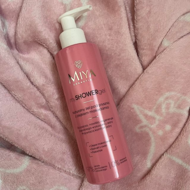 Miya Cosmetics mySHOWERgel, Żel pod prysznic, Naturalny, Z olejkiem makadamia