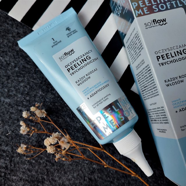 So!Flow Peeling trychologiczny, Oczyszczający, Każdy rodzaj włosów, Zapach orzeźwiającego koktajlu tropikalnego