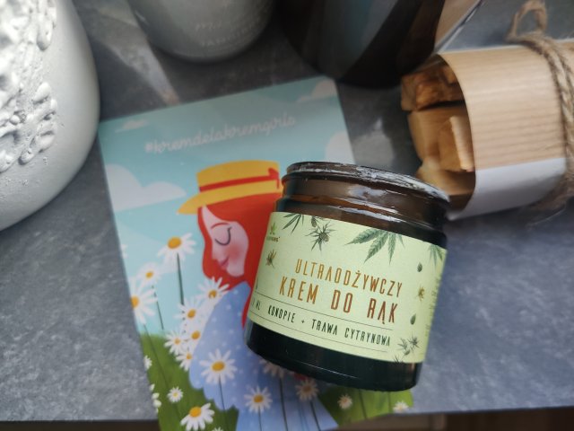 Hemp King Krem do rąk, Ultraodżywczy, Konopia +trawa cytrynowa