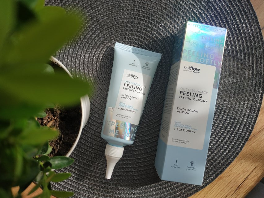 So!Flow Peeling trychologiczny, Oczyszczający, Każdy rodzaj włosów, Zapach orzeźwiającego koktajlu tropikalnego