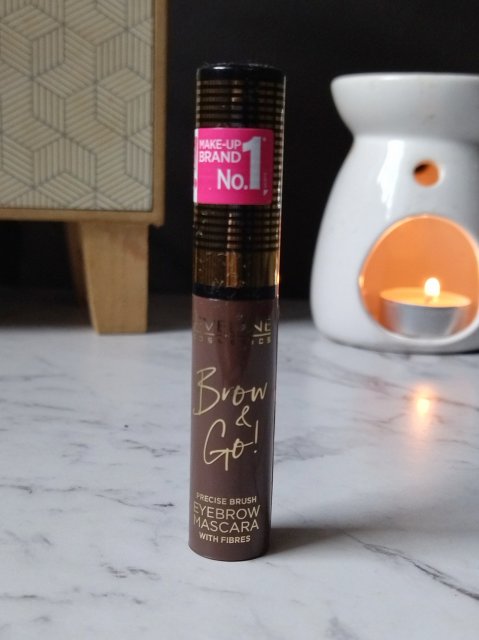 Eveline Brow&Go, Mascara do brwi z zagęszczającymi włókienkami, 01 Light