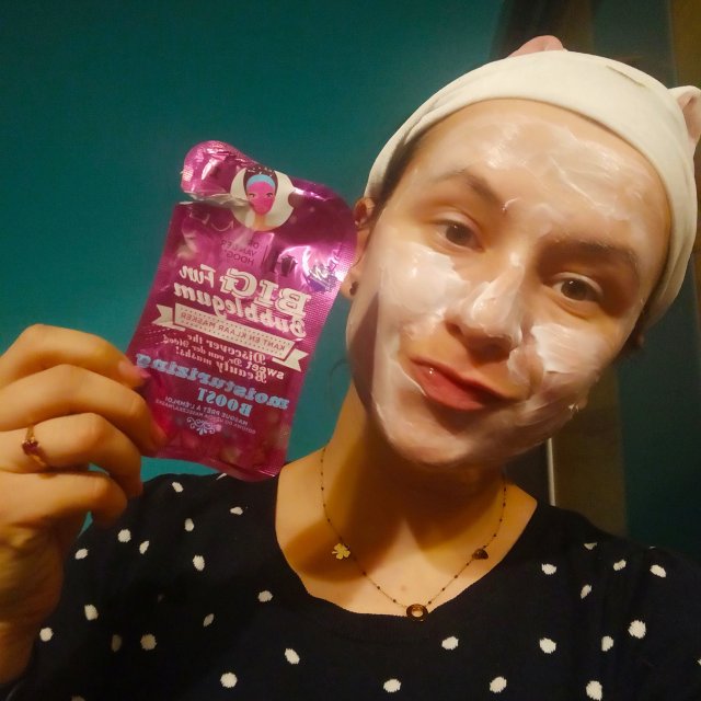 Dr. Van Der Hoog Maseczka do twarzy, Big Fun Bubblegum, Moisturizing Boost