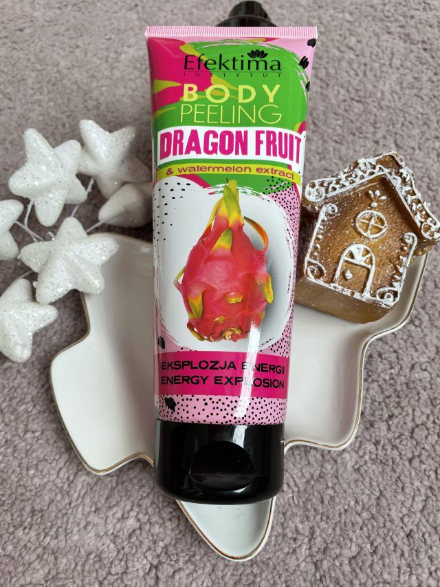 Efektima Peeling do ciała, Dragon Fruit & Watermelon Extract, Eksplozja Energii