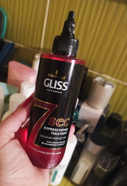 Schwarzkopf Gliss 7sec, Express Repair, Treatment Color Perfector 
