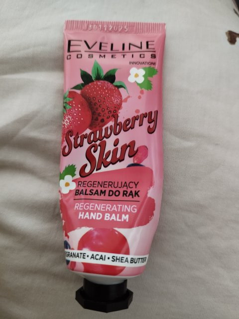 Eveline Balsam do rąk, Regenerujący, Strawberry Skin
