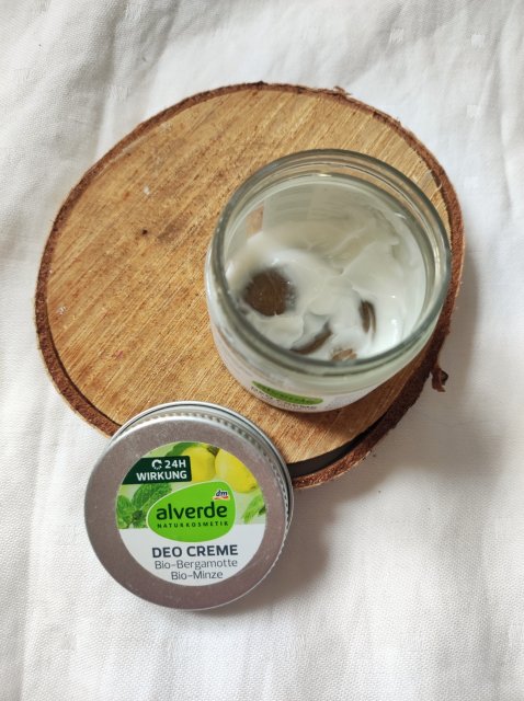 Alverde Dezodorant w kremie, Deo Creme, Bio Bergamotka & Bio Mięta