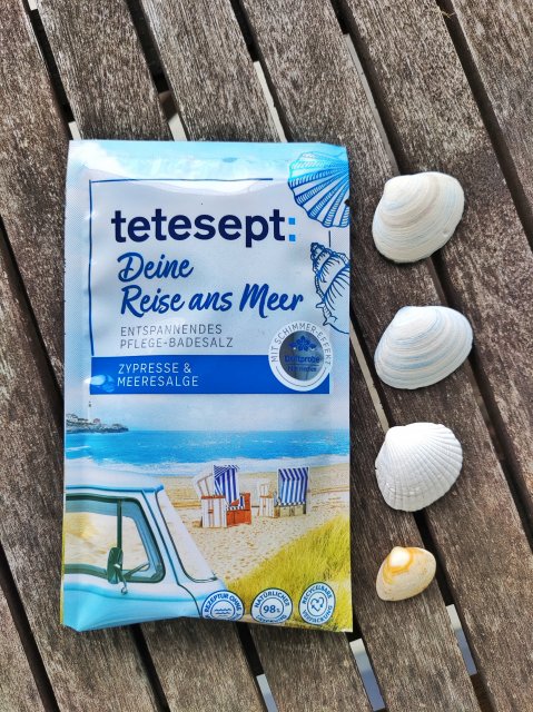 Tetesept Sól do kąpieli, Deine Reise ans Meer, Zypresse & Meersalge