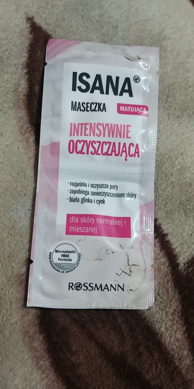 Isana Maseczka matujaca, intensywnie oczyszczajaca