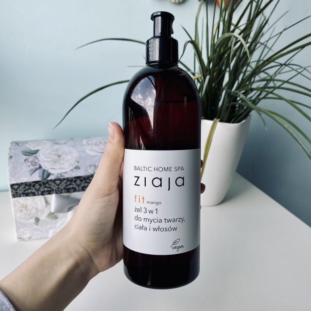 Ziaja Baltic Home SPA, Fit, Żel do mycia twarzy, ciała i włosów, 3w1, Mango