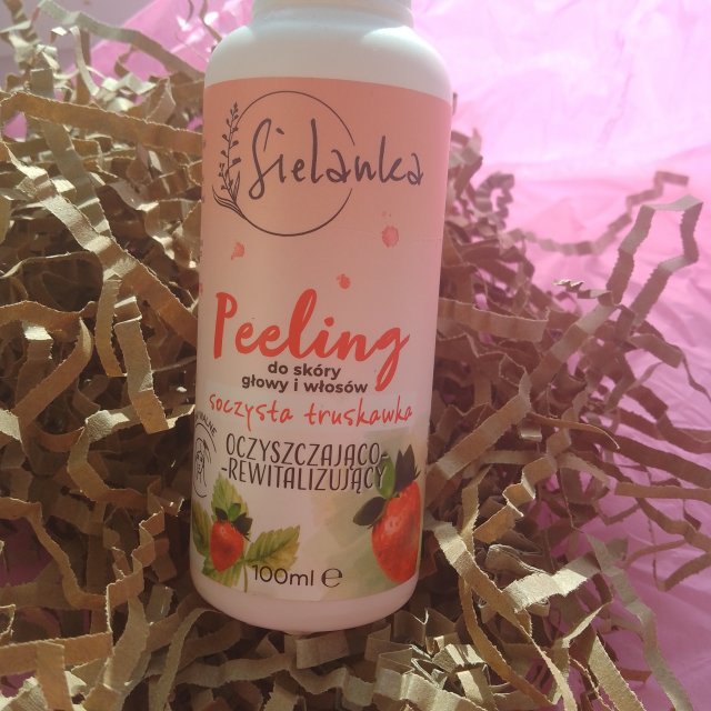 Peeling do skóry głowy, sielanka soczysta truskawka