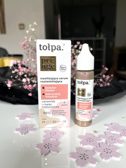 Tołpa Pre Age, Serum do twarzy, Nawilżające, Rozświetlające, Booster blasku, Na dzień