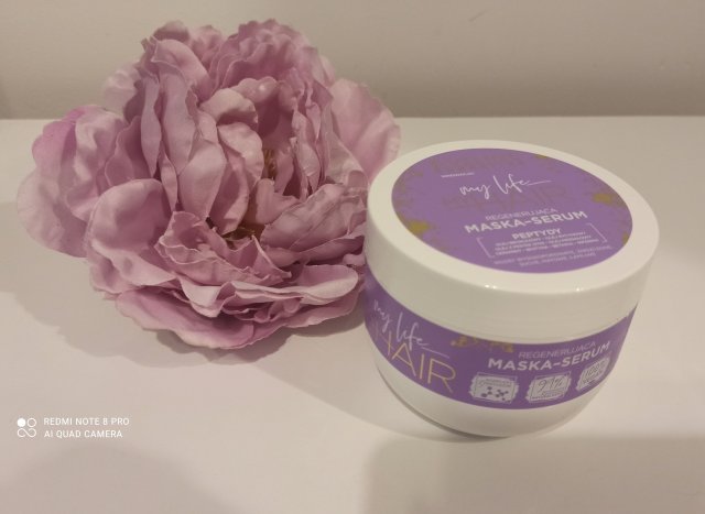 Eveline My Life My Hair, Maska-serum do włosów, Regenerująca, Peptydy