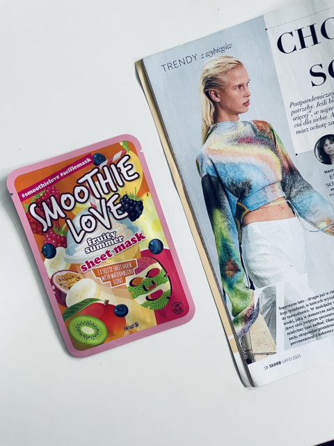 Maxbrands Marketing B.V. Maseczka do twarzy w płacie, Smoothie Love, Fruity Summer, głęboko oczyszczająca