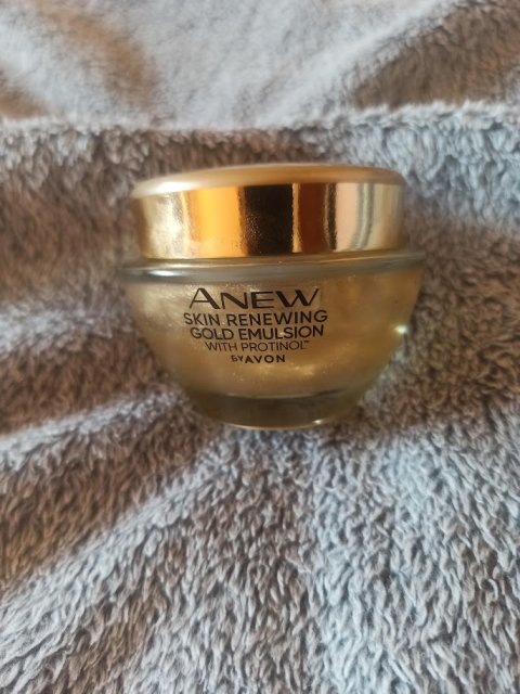 Avon Anew, Skin Renewing Gold Emulsion, Emulsja do twarzy, Na noc