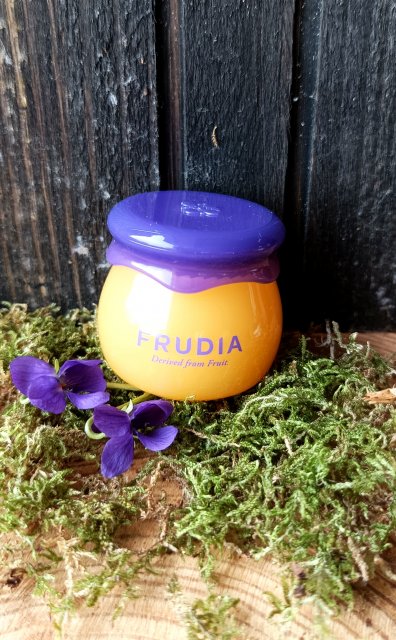 Frudia Balsam do ust w słoiczku, Odżywczy, Hydrating Honey Lip Balm, Blueberry