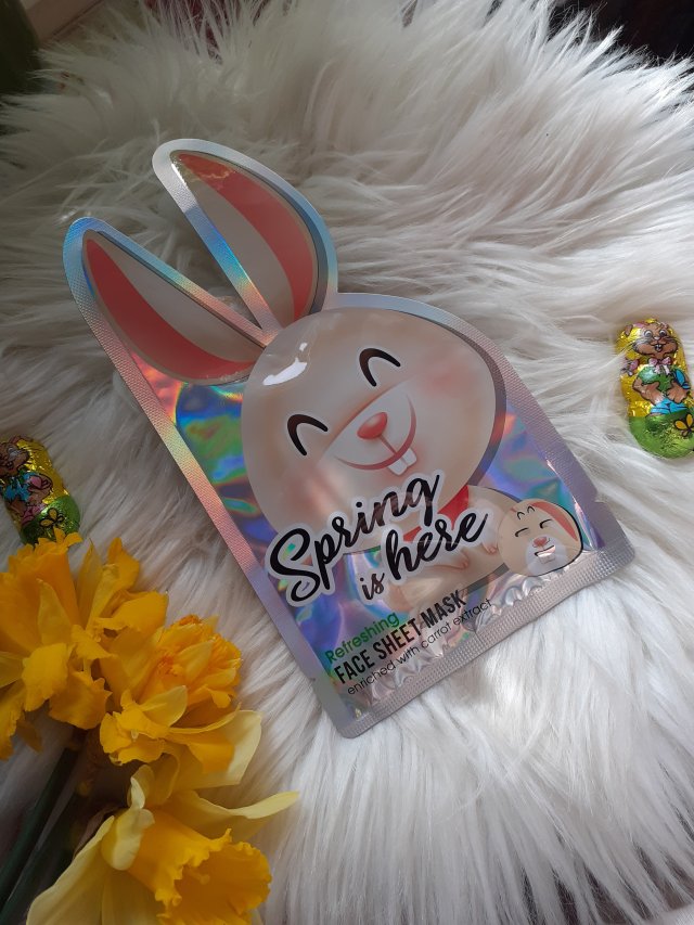 Maxbrands Marketing B.V. Face Sheet Mask, Maseczka do twarzy w płacie, Spring Is Here, Refreshing, Carrot Extract