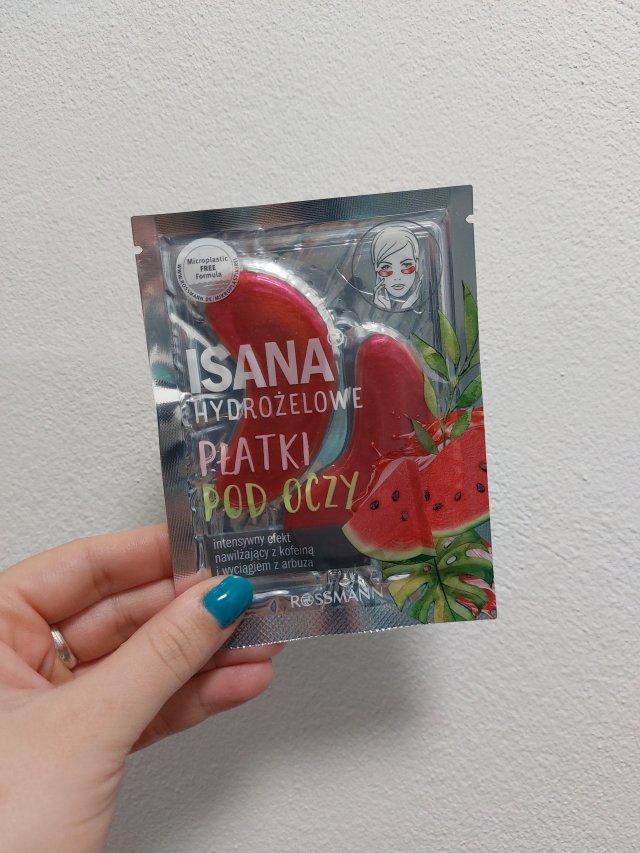 Isana Płatki pod oczy, Intensywnie Nawilżające z kofeiną, Ekstrakt z arbusa