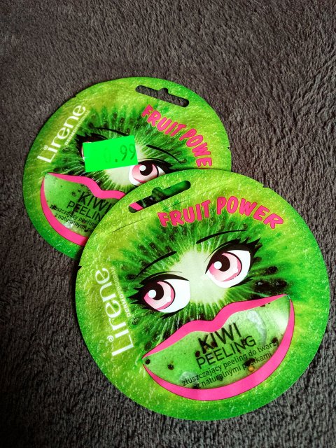 Lirene Fruit Power, Peeling do twarzy, Kiwi