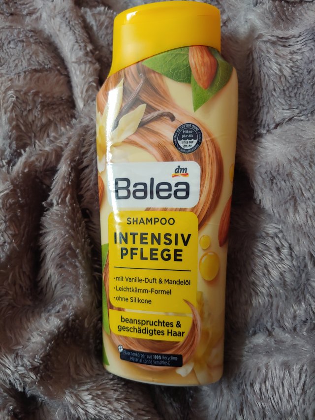 Balea Szampon do włosów, Intensiv Pflege, Regeneracyjny, Z wanilią i olejkiem migdałowym