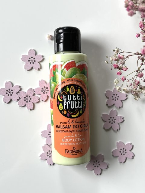 Farmona Tutti Frutti, Balsam do ciała, Orzeźwiające nawilżenie, Pomelo i Limonka