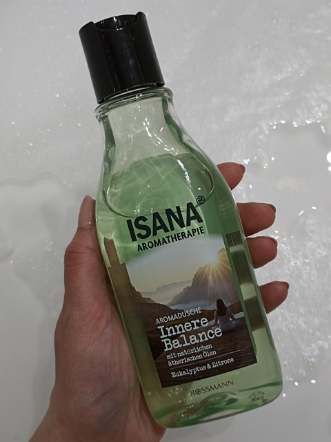 Isana Aromaterapia, żel pod prysznic, równowaga wnętrza, eukaliptus i cytryna