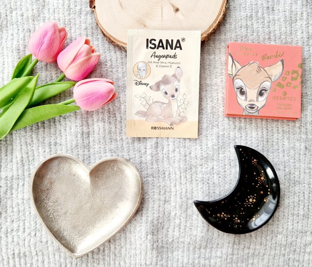 Isana Płatki pod oczy, Z aloesem, kwasem hialuronowym i witaminą E, Bambi 