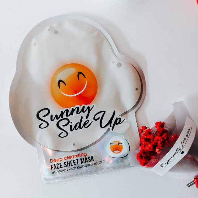 Maxbrands Marketing B.V. Face Sheet Mask, Maseczka do twarzy w płacie, Sunny Side Up, Deep Cleansing