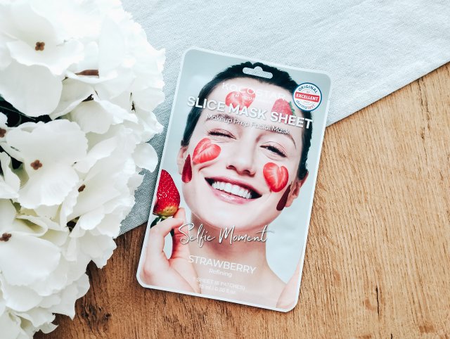 Kocostar Maska do twarzy w płacie, Strawberry Slice Mask