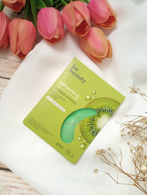 BeBeauty Płatki pod oczy, Hydrożelowe, Refreshing, Kiwi i kombucha