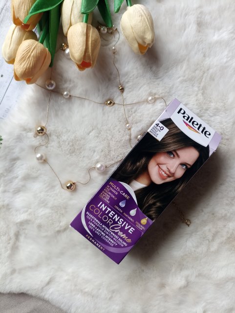 Schwarzkopf Palette Intensive Color Cream, Farba do włosów, 4-0 Średni Brąz