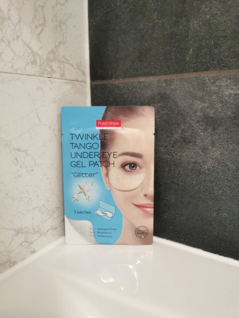 Purederm Płatki pod oczy, Przeciwzmarszczkowe, Twinkle Tango, Under Eye Gel Catch, Glitter
