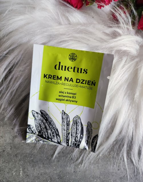 Sylveco Duetus, Krem do twarzy, Na dzień, Nawilża + Reguluje + Matuje, Olej z konopi