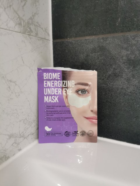 Purederm Maska pod oczy w płatkach, Biome Energizing Under Eye Mask, Probiotyczna