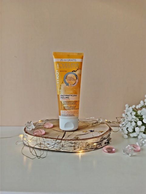 Eveline Facemed +, Peeling do twarzy, Enzymatyczny, Gommage, Cera wrażliwa, sucha i naczynkowa