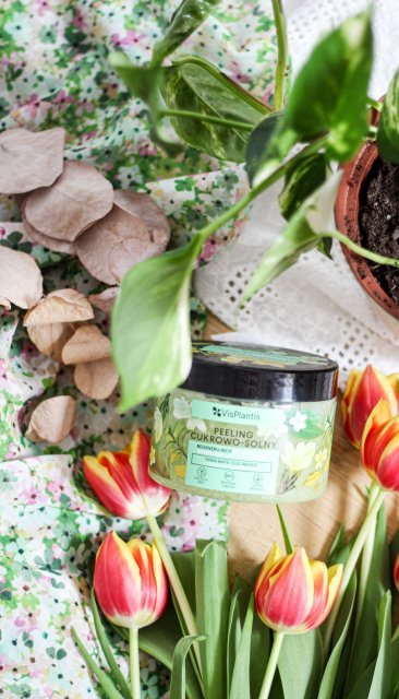 Vis Plantis Peeling do ciała, Cukrowo - solny, Ekstrakt z yerba mate + olej monoi