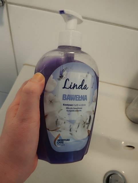 Linda Kremowe mydło w płynie, Bawełna