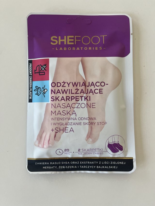 SheFoot odżywiające-nawilżające skarpetki