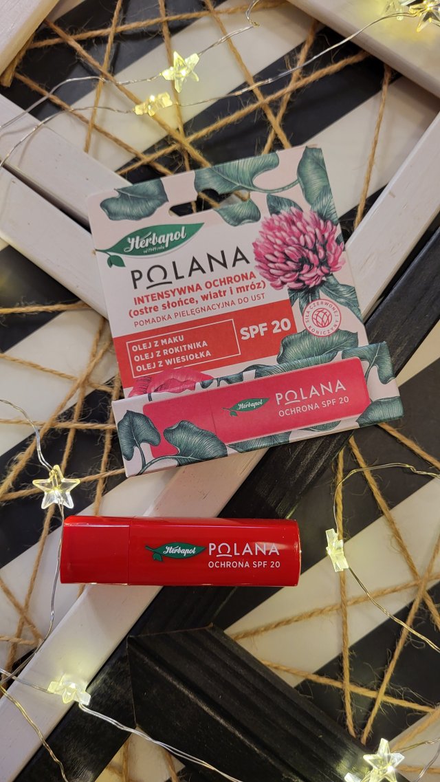 Herbapol Polana, Pomadka ochronna do ust, SPF 20