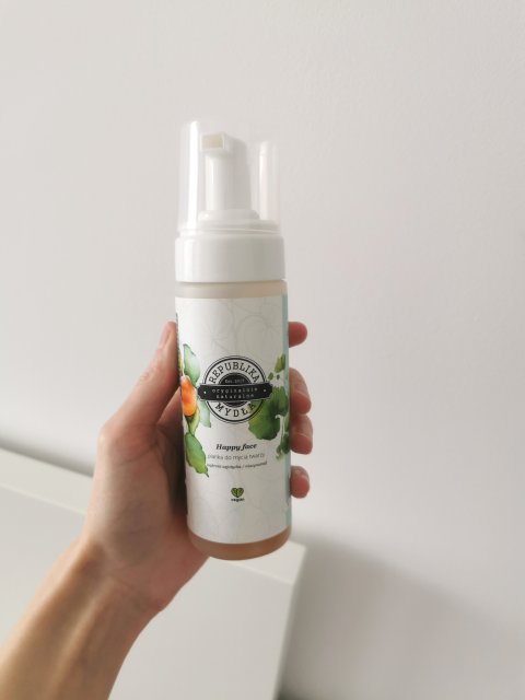 Republika Mydła Pianka do mycia twarzy, Happy Face, Wąkrotka azjatycka, niacynamid