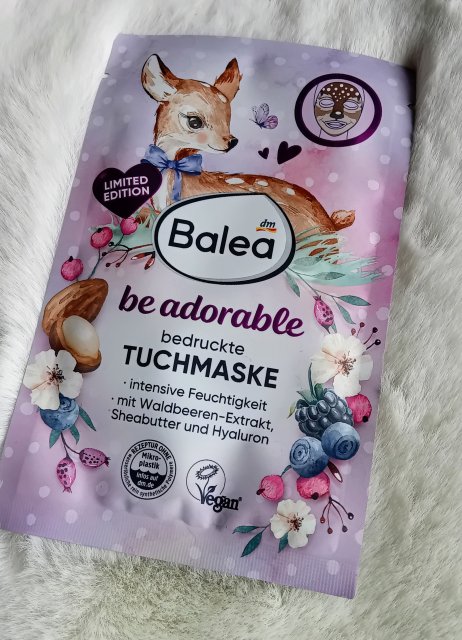 Balea Maseczka do twarzy w płacie, Be Adorable